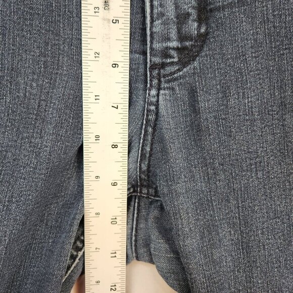 Democracy Ab Technology Skinny Ankle Jeans Women's 8 Denim Mid Rise Dark Wash - Picture 4 of 9